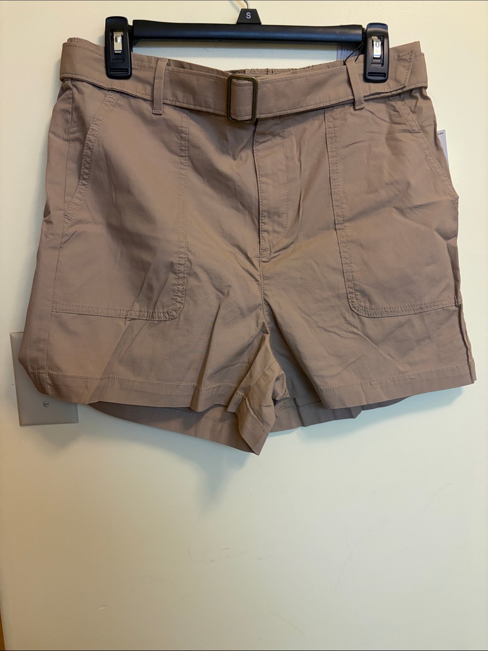 NWT Banana Republic Light Brown Belted Utility Shorts